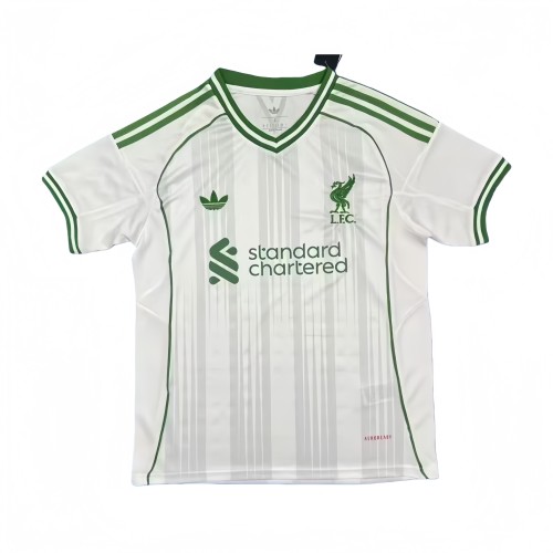 2025-26 Mens LIV white Special Edition Soccer Jersey