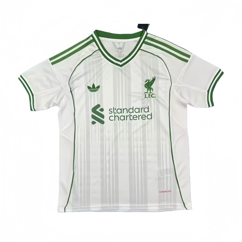 2025-26 Mens LIV white Special Edition Soccer Jersey
