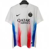 2025-26 Mens PSG White/Blue/Red Soccer Jersey