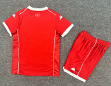 2026-27 Kids Tunisia home red soccer jersey