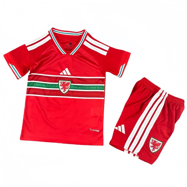 2026-27 Kids Wales Home red Soccer Jersey