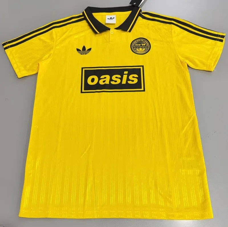 2025-26 Mens Oasis #25 Yellow Polo soccer jersey