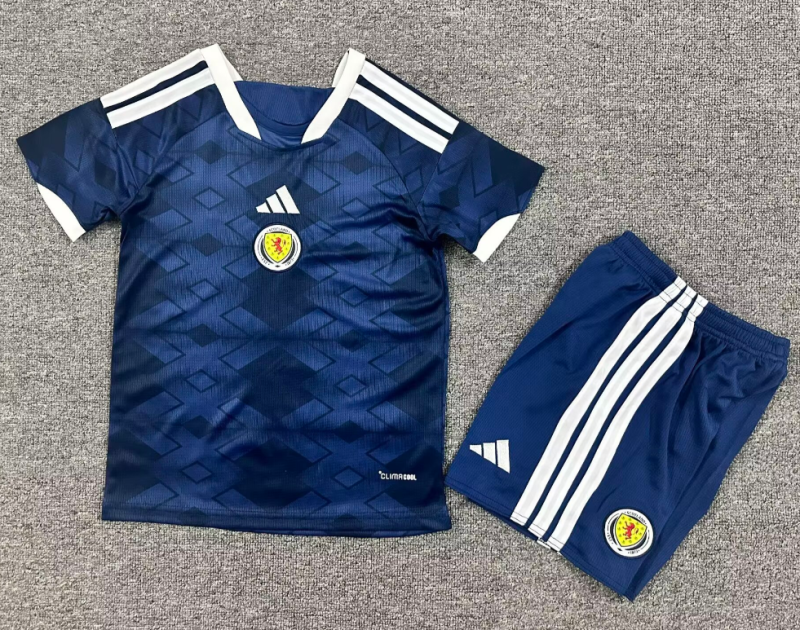 2026-27 Kids Scotland Home blue Soccer Jersey