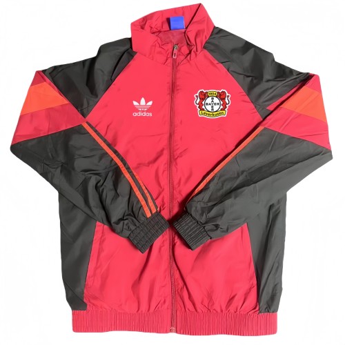 2025-26 Mens LeverKusen red black windbreaker