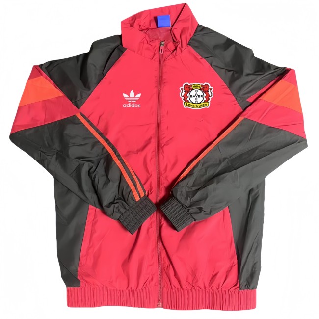 2025-26 Mens LeverKusen red black windbreaker