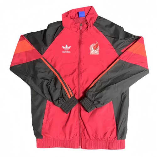 2025-26 Mens Mexico red black windbreaker
