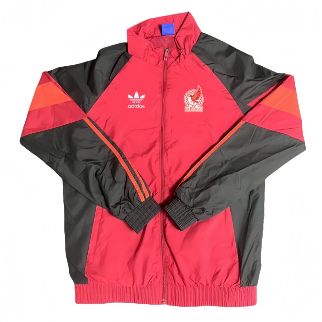 2025-26 Mens Mexico red black windbreaker
