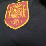 2026 Mens Spain black Hooded Cotton Coat