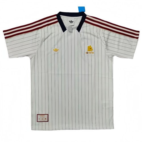 2025-26 Mens Roma  White  Casual Edition  soccer Jersey