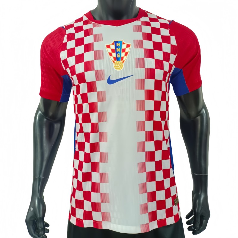 2026-27 Mens Croatia home white ren Player version soccer Jersey