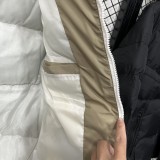 2025-26 NK khaki white Embroidered version Hooded Cotton Coat