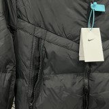 2025-26 NK  black Hooded Cotton Coat