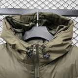 2025-26 NK olive drab Embroidered version Hooded Cotton Coat