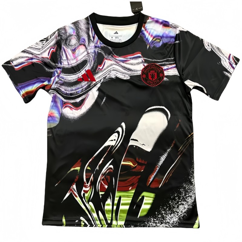 2025-26 Mens Manchester United Special Edition black Soccer Jersey