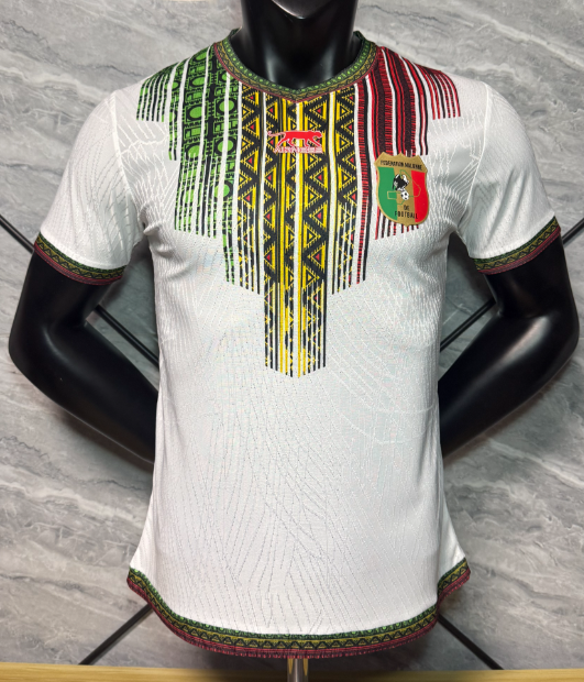 2026-27 Mens Mali  African Cup White Player Version Soccer Jersey
