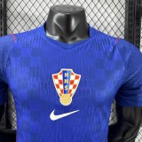 2026-27 Mens Croatia away blue  Player version soccer Jersey