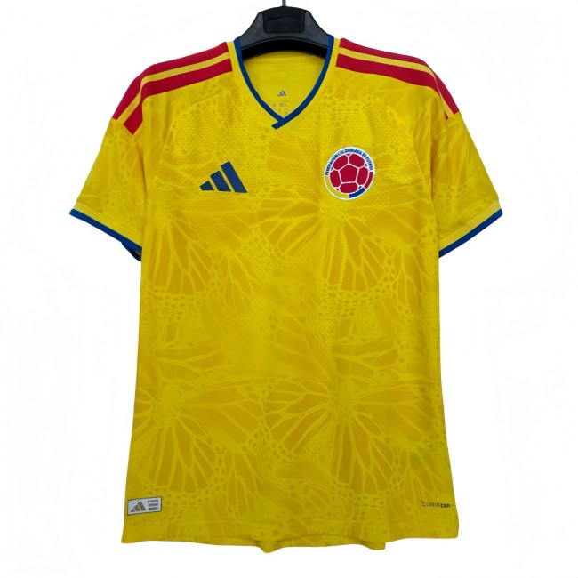 2026-27  Mens Colombia home 1:1 yellow soccer jersey