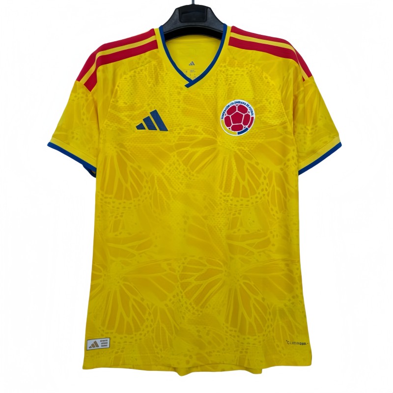 2026-27  Mens Colombia home 1:1 yellow soccer jersey
