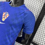2026-27 Mens Croatia away blue  Player version soccer Jersey