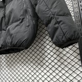 2025-26 NK  black Hooded Cotton Coat