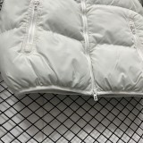 2025-26 NK khaki white Embroidered version Hooded Cotton Coat