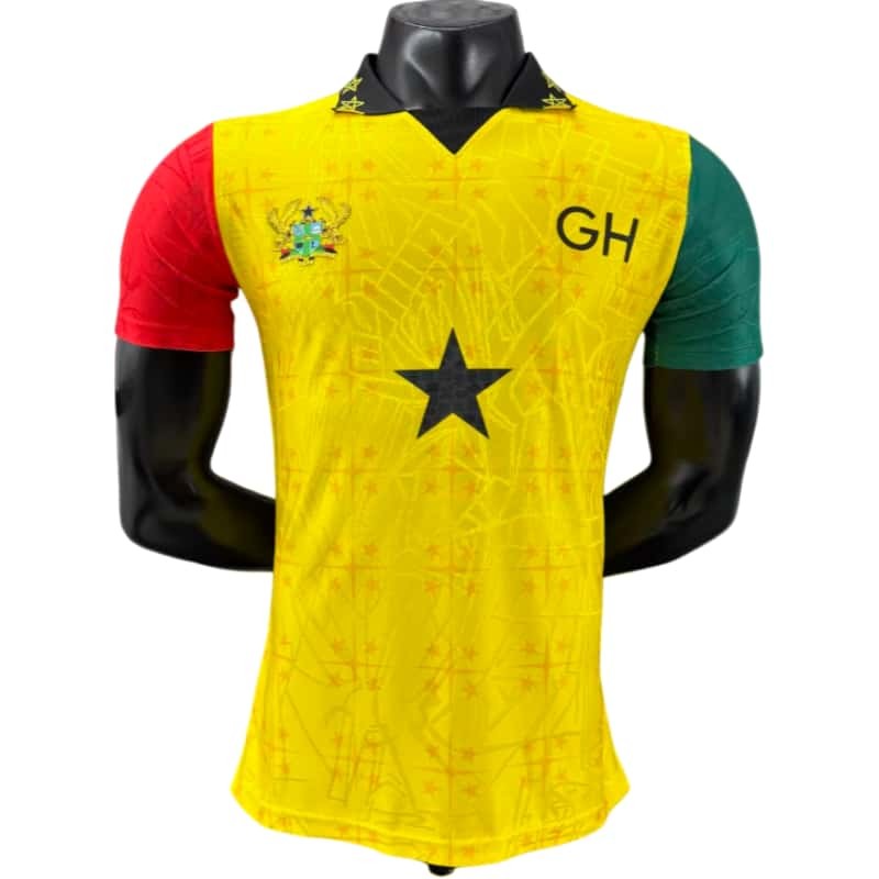 2026-27 Mens Ghana Yellow Special Edition  Player Version soccer jersey