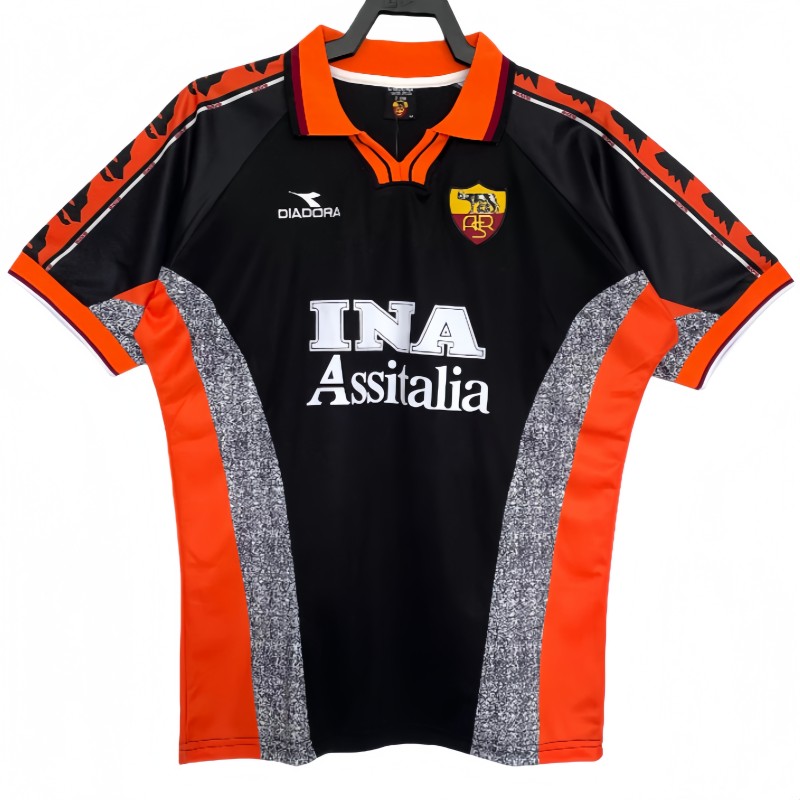 1998-99 Mens Roma third away Retro soccer Jersey