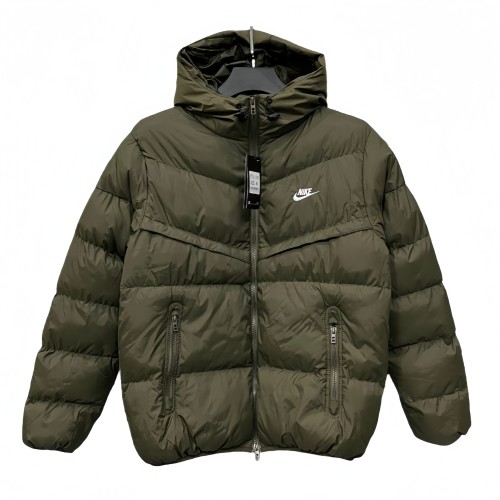 2025-26 NK olive drab Embroidered version Hooded Cotton Coat