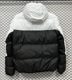 2025-26 NK black white Hooded Cotton Coat