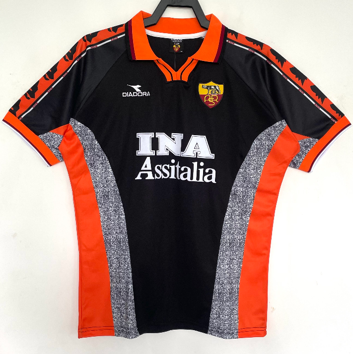 1998-99 Mens Roma third away Retro soccer Jersey