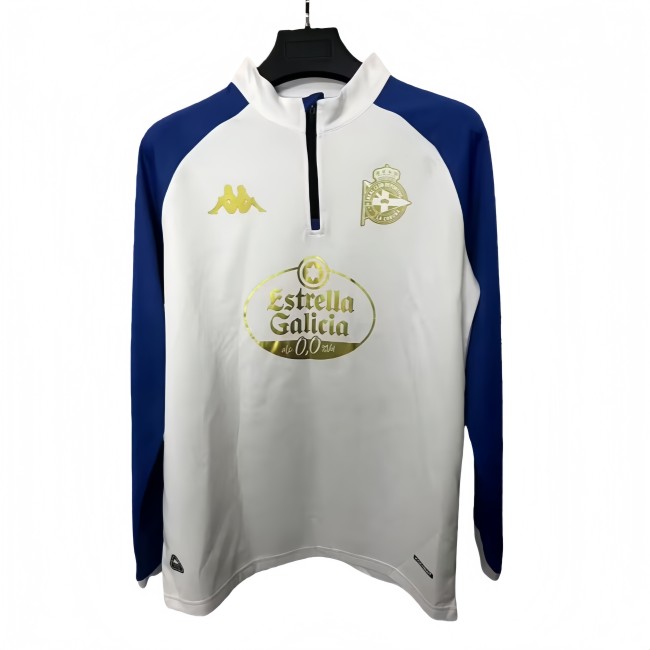 2025-26 Mens  Deportivo La Coruna  Half Pull Sportswear Top