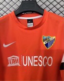 2013 Mens Malaga third away orange Retro soccer jersey