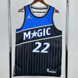 25-26 Magic WAGNER #22 Black Top Quality Hot Pressing NBA Jersey (Trapeze Edition) 飞人版