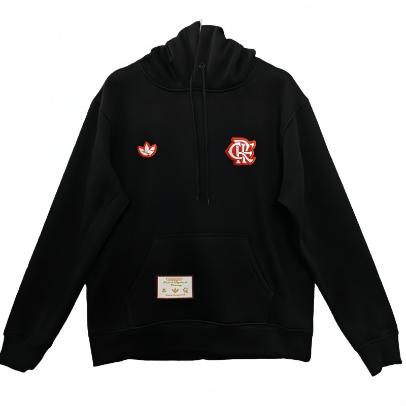 2025-26 Mens Flamengo Training Hoodie black Football Hoody