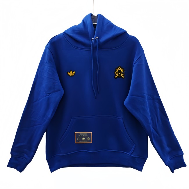 2025-26 Mens Club America Hoodie Fancy blue Football Hoody