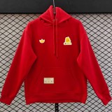 2025-26 Mens Roma Training Hoodie red Football Hoody