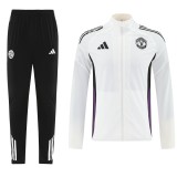 2025-26 Mens Manchester United white Jacket Tracksuit