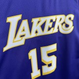 25-26 Lakers REAVES #15 Purple Top Quality Hot Pressing NBA Jersey (Trapeze Edition) 飞人版