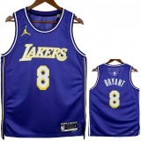 25-26 Lakers BRYANT #8 Purple Top Quality Hot Pressing NBA Jersey (Trapeze Edition) 飞人版