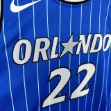 25-26 Magic WAGNER #22 Blue Top Quality Hot Pressing NBA Jersey(条纹)
