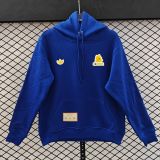 2025-26 Mens Roma Training Hoodie Fancy blue Football Hoody