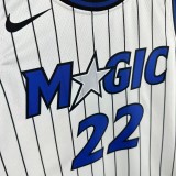 25-26 Magic WAGNER #22 White Top Quality Hot Pressing NBA Jersey(条纹)