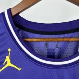 25-26 Lakers BRYANT #8 Purple Top Quality Hot Pressing NBA Jersey (Trapeze Edition) 飞人版