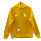 2025-26 Mens Roma Training Hoodie Yellow Football Hoody