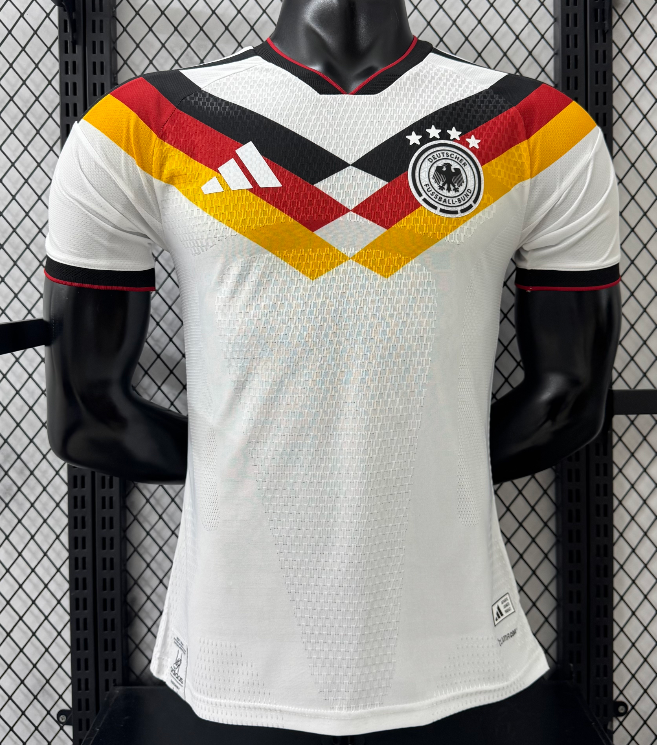 2026-27  Mens Germany home white Player Soccer Jersey