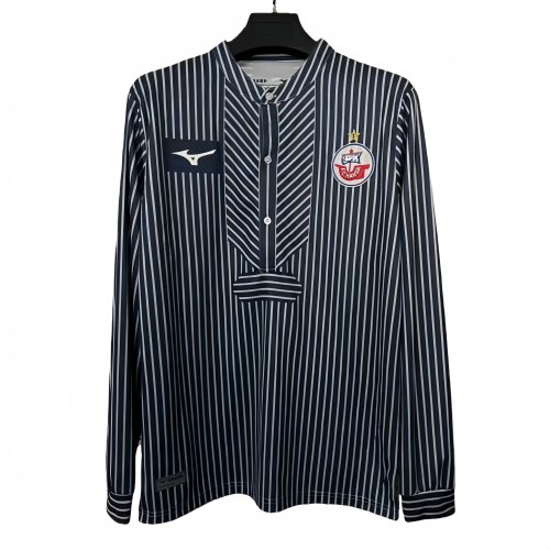 2025-26 Mens FC Hansa Rostock 60th anniversary long sleeve soccer jersey