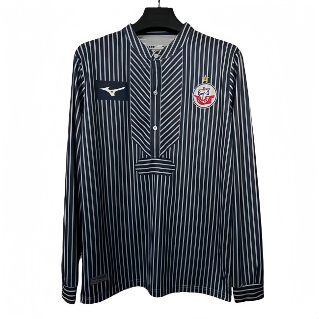 2025-26 Mens FC Hansa Rostock 60th anniversary long sleeve soccer jersey