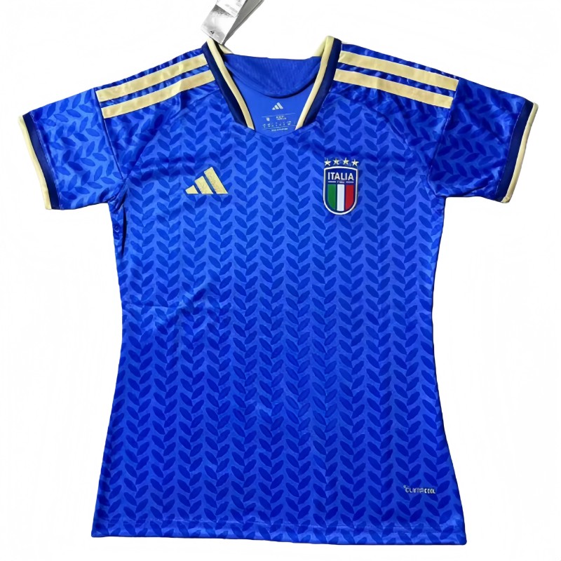 2026-27 Women Italy home blue soccer jersey
