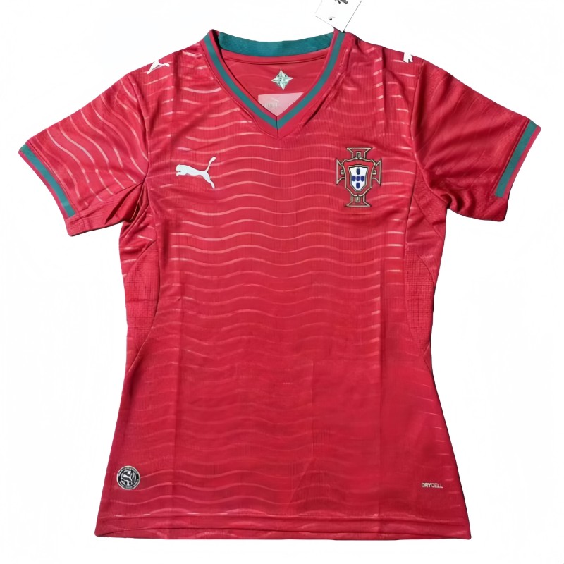 2026 Women Portugal home red soccer jersey