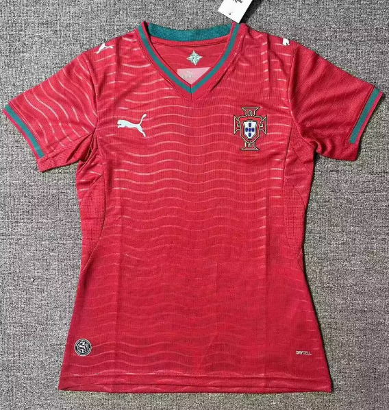 2026 Women Portugal home red soccer jersey
